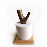 Toilettenpapierhalter Holz Stehend