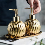 Seifenspender Keramik Edelstahl