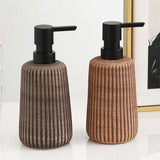 Seifenspender Keramik Braun