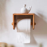 Klopapierhalter aus Holz