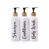 Seifenspender Holz Set