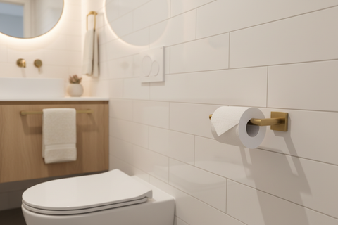 Toilettenpapierhalter: Auswahl, Montage & Design