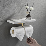 Klorollenhalter mit Ablage