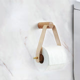 Toilettenpapierhalter Holz Rustikal