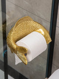 Toilettenpapierhalter Goldener Fisch