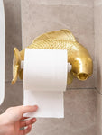 Toilettenpapierhalter Goldener Fisch