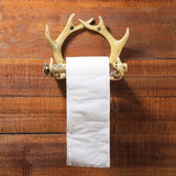 Hirsch Toilettenpapierhalter Wandmontage