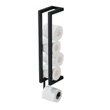 Toilettenpapierhalter Schwarz Matt